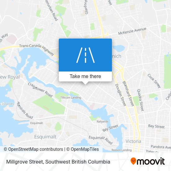 Millgrove Street map