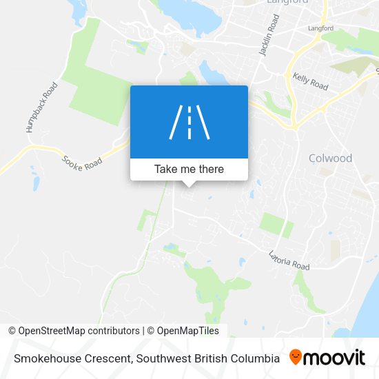 Smokehouse Crescent map