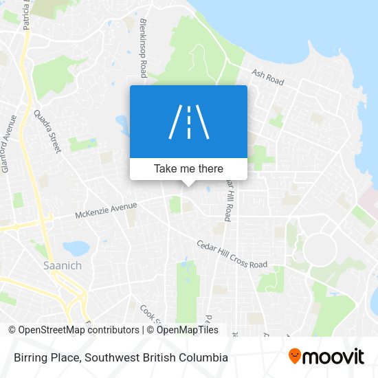Birring Place map