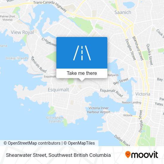 Shearwater Street map