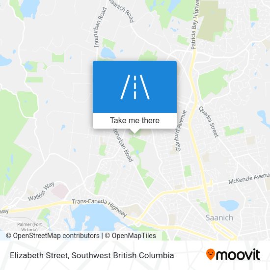 Elizabeth Street map