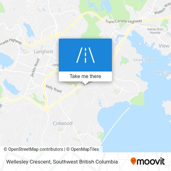 Wellesley Crescent map