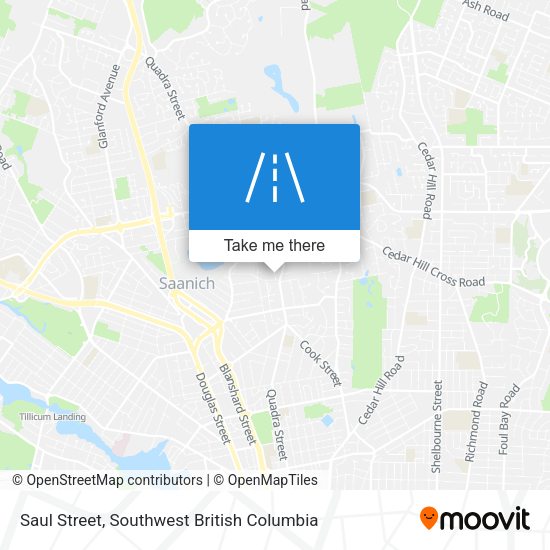 Saul Street map
