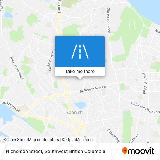 Nicholson Street map