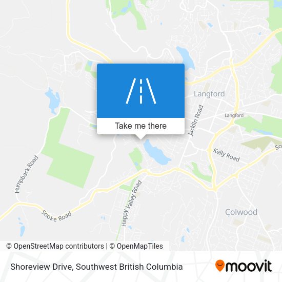 Shoreview Drive map