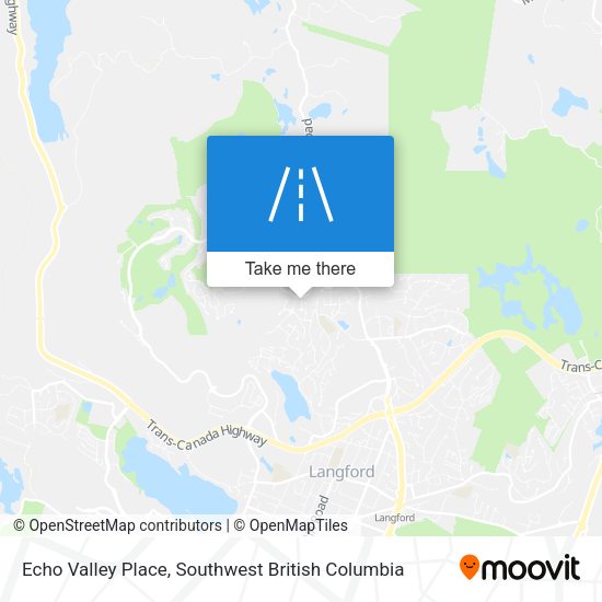 Echo Valley Place map