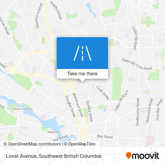 Lovat Avenue map