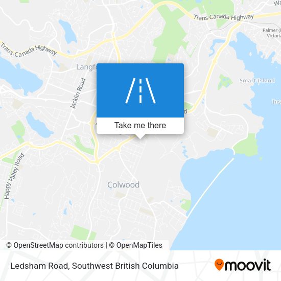 Ledsham Road map
