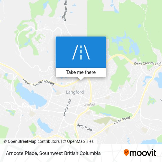 Arncote Place map