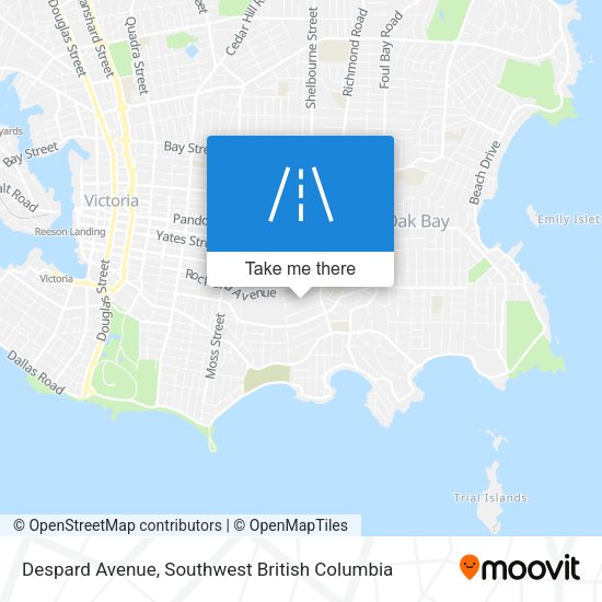 Despard Avenue map