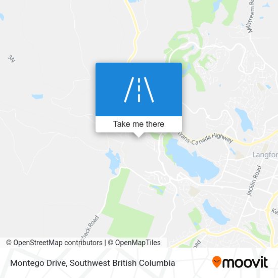 Montego Drive map