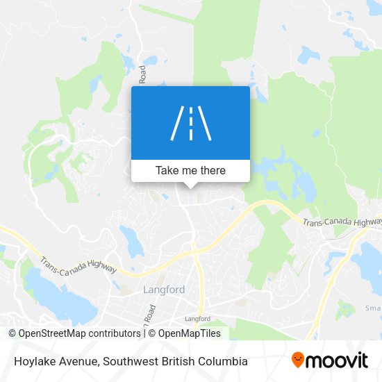 Hoylake Avenue map