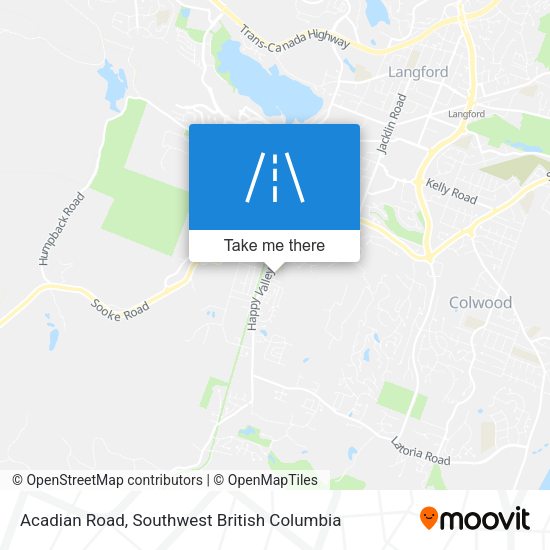 Acadian Road map