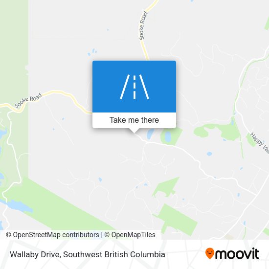 Wallaby Drive map