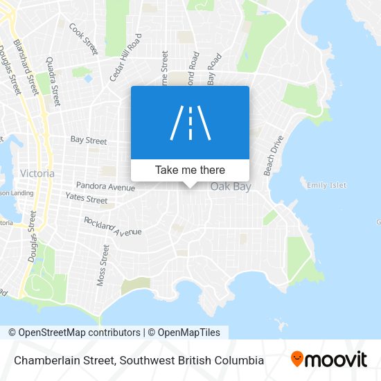 Chamberlain Street map