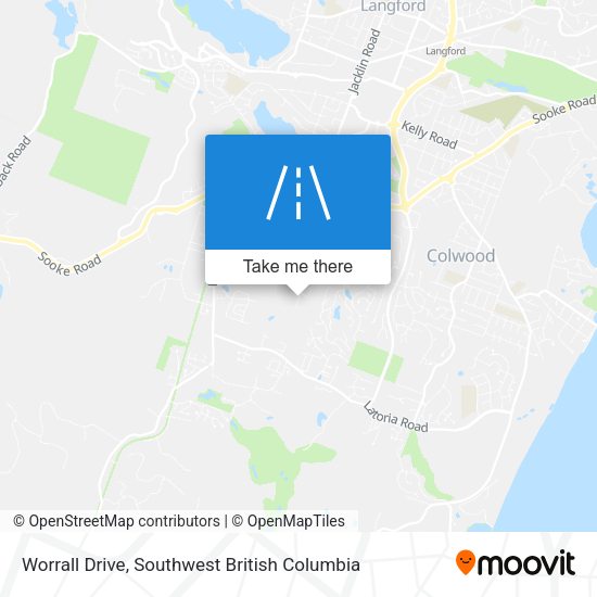 Worrall Drive map