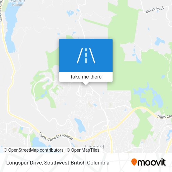 Longspur Drive map