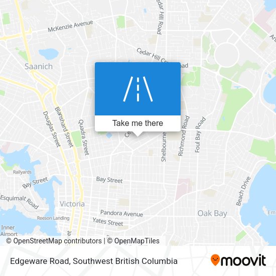 Edgeware Road map