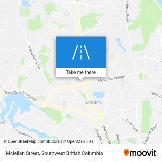 Mclellan Street map