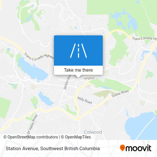 Station Avenue map