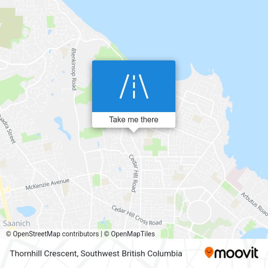 Thornhill Crescent map