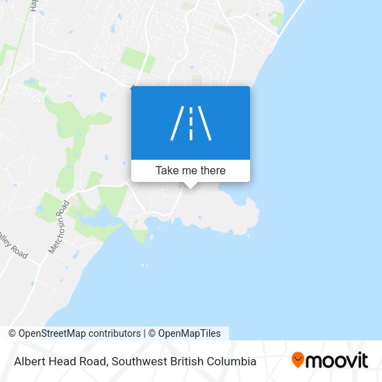 Albert Head Road map