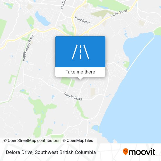 Delora Drive map
