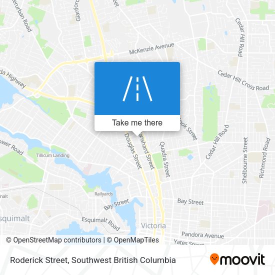 Roderick Street map