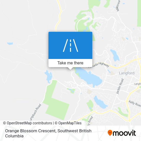 Orange Blossom Crescent map