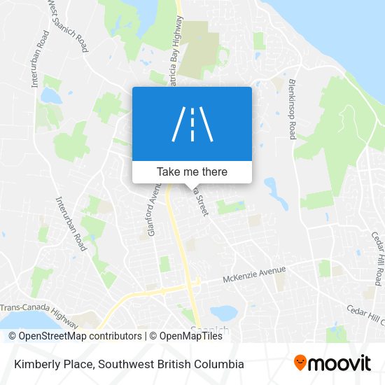 Kimberly Place map