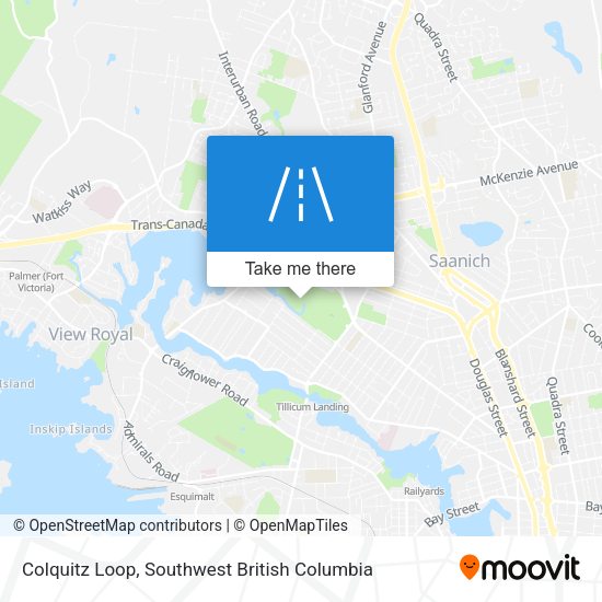 Colquitz Loop map