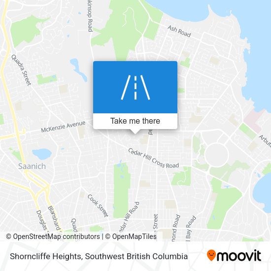 Shorncliffe Heights map