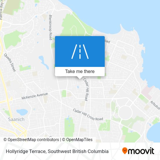 Hollyridge Terrace map