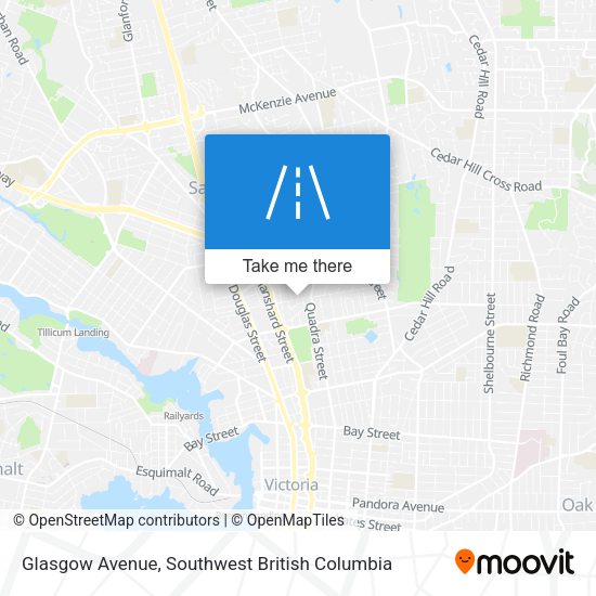 Glasgow Avenue map
