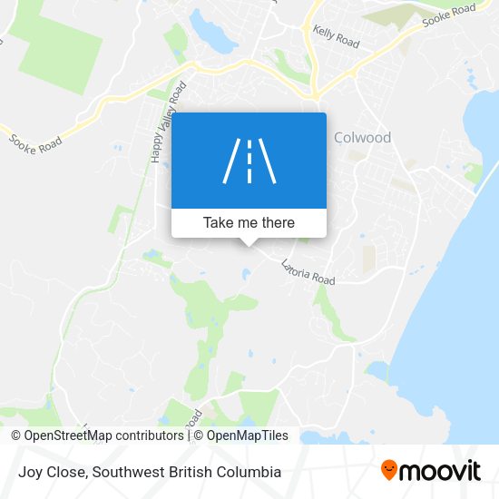 Joy Close map