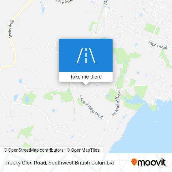 Rocky Glen Road map