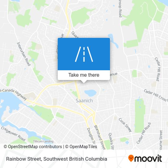 Rainbow Street map
