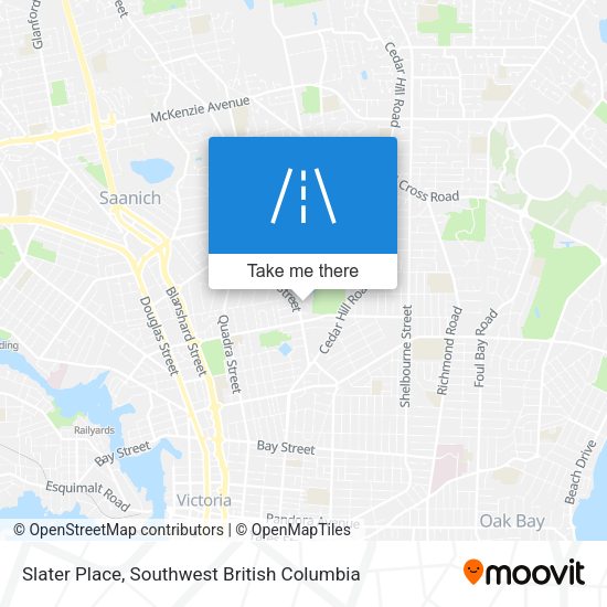 Slater Place map