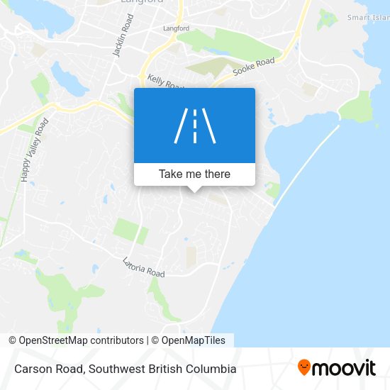 Carson Road map