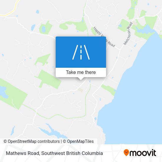 Mathews Road map