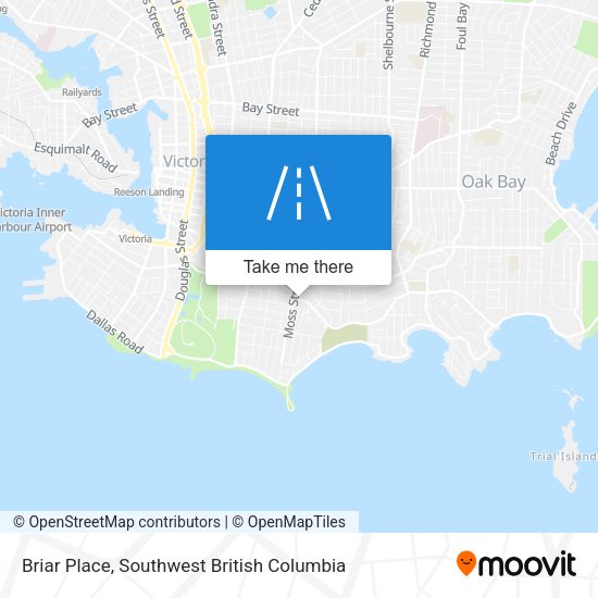 Briar Place map