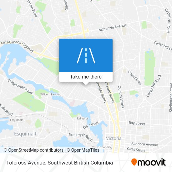 Tolcross Avenue map