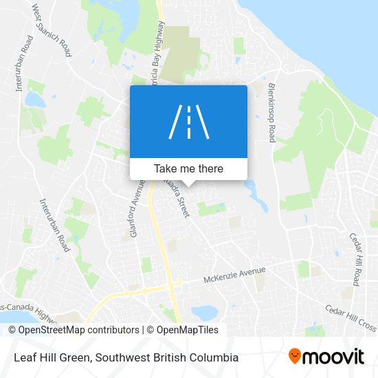 Leaf Hill Green map