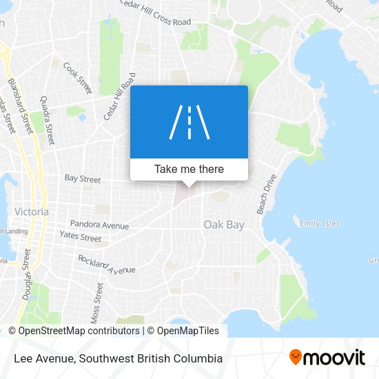 Lee Avenue map