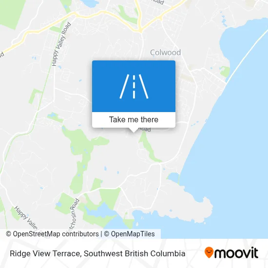 Ridge View Terrace map