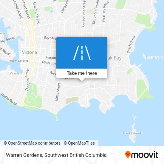 Warren Gardens map