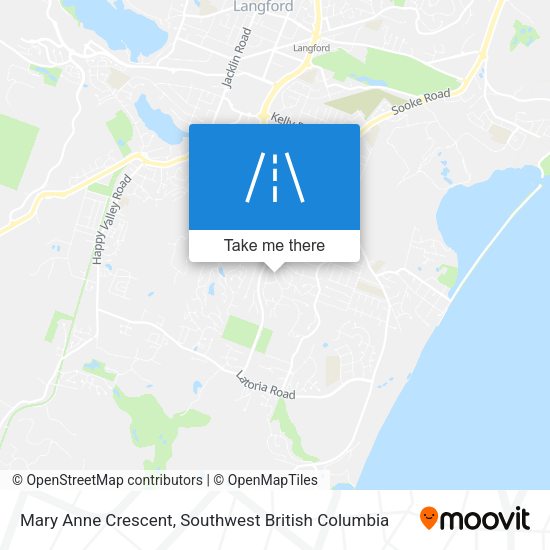 Mary Anne Crescent map