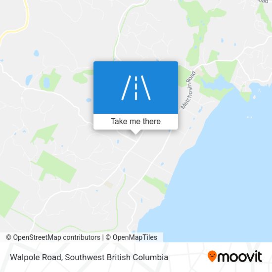 Walpole Road map
