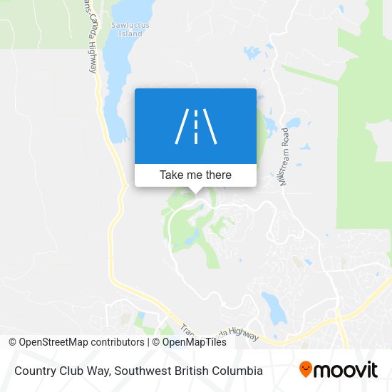 Country Club Way map