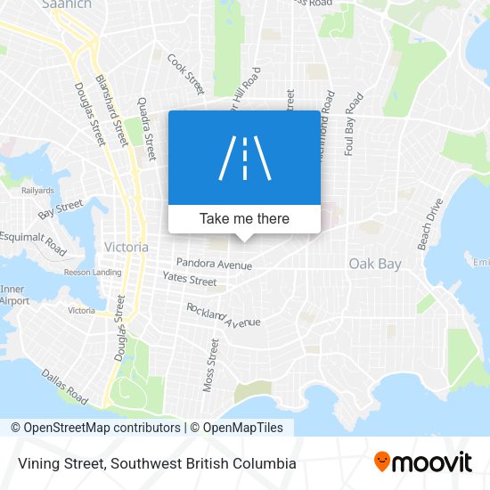 Vining Street map